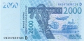 West African States 2000 Francs, (2003)